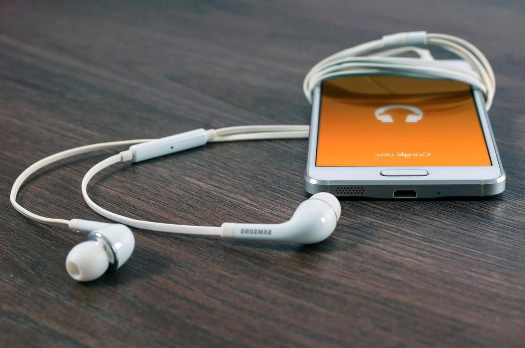 Advanced mobile devices and futuristic technology display