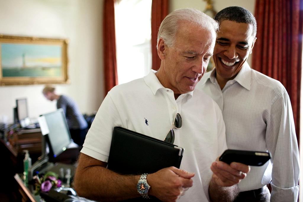 Team collaborating on mobile technology development